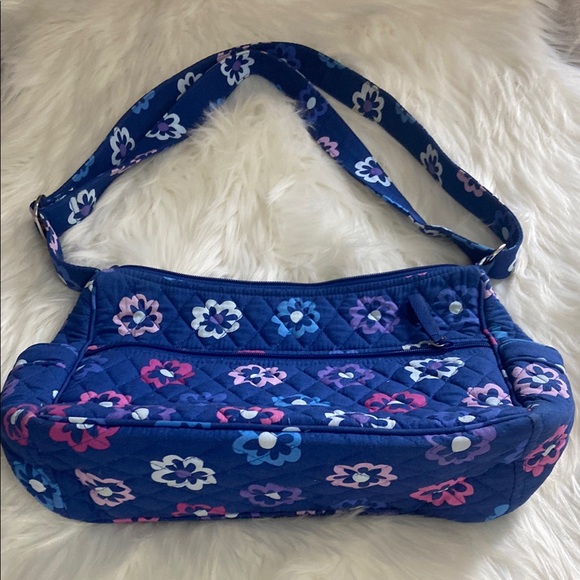 Handbags - Vera Bradley Floral Blue Shoulder Bag